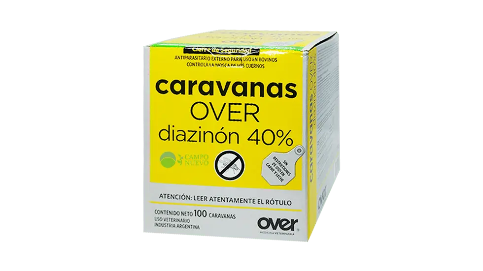 Caravanas Diazinón 40% 